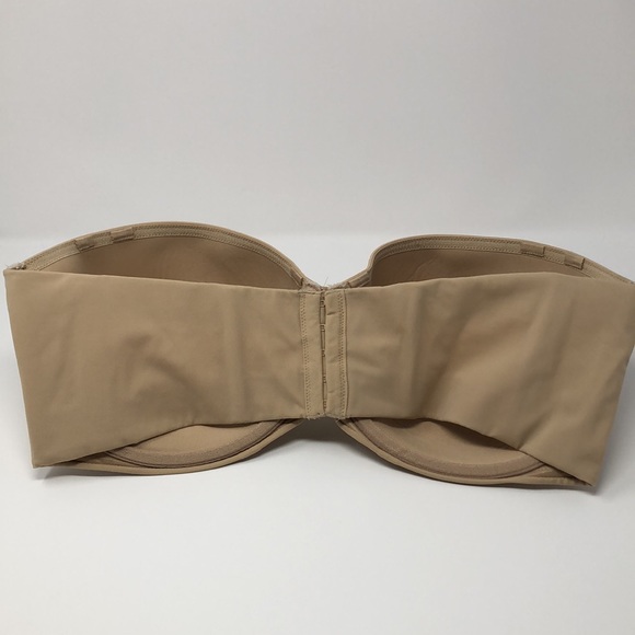 Cacique 44DDD nude strapless bra - Picture 2 of 7